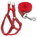 7 Colors Nylon Reflective Dog Harness Leash Lead Set For Small Medium Dogs Puppy Chihuahua Yorkie S M