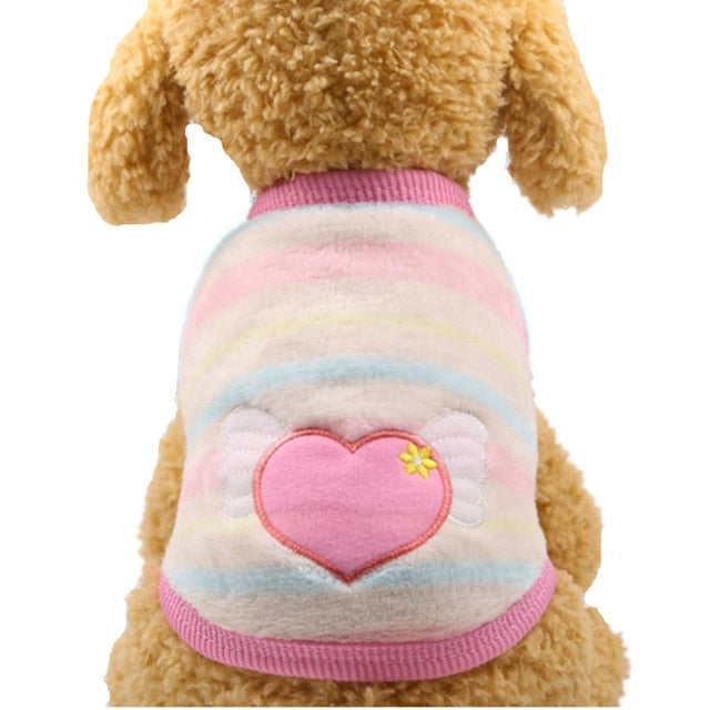 Fleece Clothes for Dog Clothes for Small Dogs Clothing for Pet Cats Costume Chihuahua Outfit Winter Warm Pets Clothing Coat